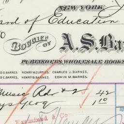 A.S. Barnes & Co. Bill ...