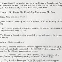 Executive Committee Meeting