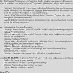 Agenda Committee