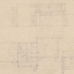 First floor plan, exterior ...