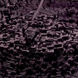 Aerial view of city.