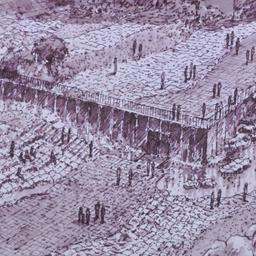 Perspective drawing, detail...