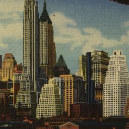 Skyline of Lower Manhattan,...