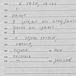 Eastern questionnaire, answ...