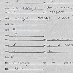 Eastern questionnaire, answ...