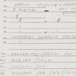 Eastern questionnaire, answ...