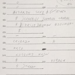 Eastern questionnaire, answ...