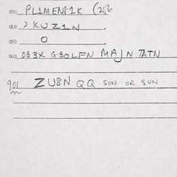 Eastern questionnaire, answ...
