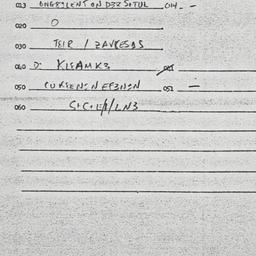 Eastern questionnaire, answ...