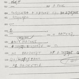 Eastern questionnaire, answ...
