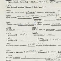 Western questionnaire, answ...