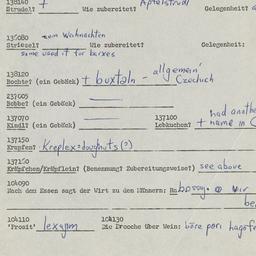 Western questionnaire, answ...