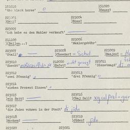 Western questionnaire, answ...