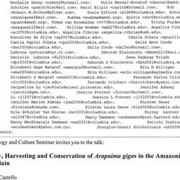 Announcements, 2001-09-06. ...