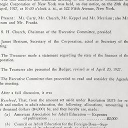 Executive Committee Meeting