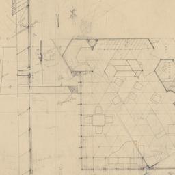 Living room plan, sketch de...