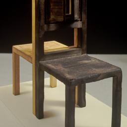 Chairs with windows as backs.