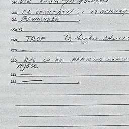 Eastern questionnaire, answ...