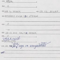 Eastern questionnaire, answ...