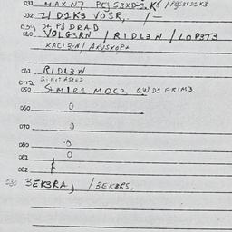 Eastern questionnaire, answ...