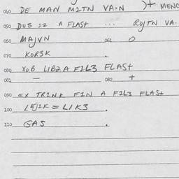 Eastern questionnaire, answ...