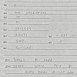 Eastern questionnaire, answ...