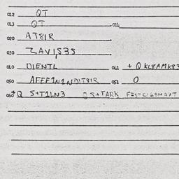 Eastern questionnaire, answ...