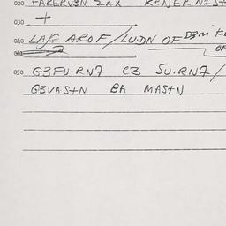 Eastern questionnaire, answ...
