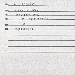 Eastern questionnaire, answ...
