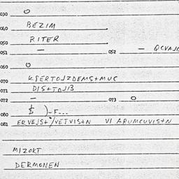 Eastern questionnaire, answ...