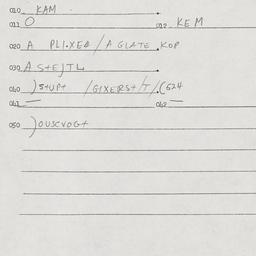 Eastern questionnaire, answ...