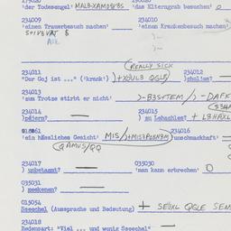 Western questionnaire, answ...