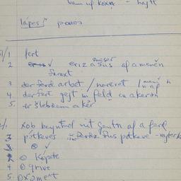 Eastern questionnaire, blue...