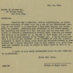 Harrison, Hubert H., Editor...