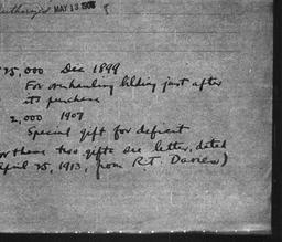 Carnegie General Donations,...