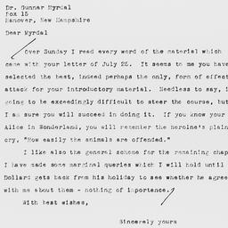 Letter from Frederick P. Ke...