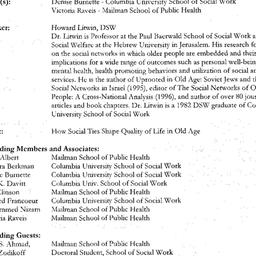 Minutes, 2004-05-05. Aging ...