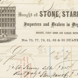 Stone, Starr & Co. Bill...