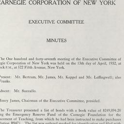 Executive Committee Meeting