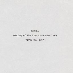 Executive Committee Meeting