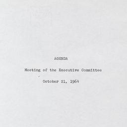 Executive Committee Meeting