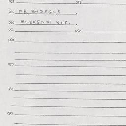 Western questionnaire, answ...