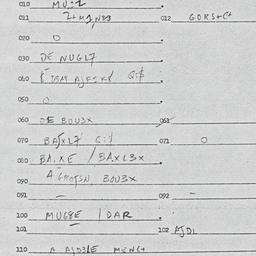 Eastern questionnaire, answ...