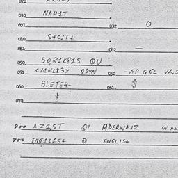 Eastern questionnaire, answ...