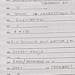 Eastern questionnaire, answ...