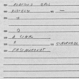 Eastern questionnaire, answ...