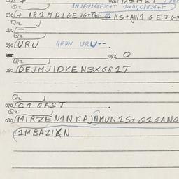 Eastern questionnaire, answ...