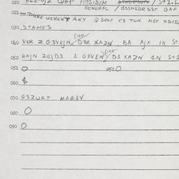 Eastern questionnaire, answ...