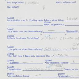 Western questionnaire, answ...