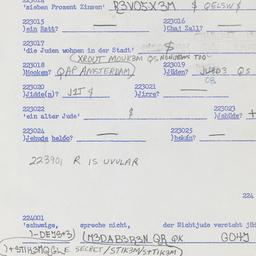Western questionnaire, answ...